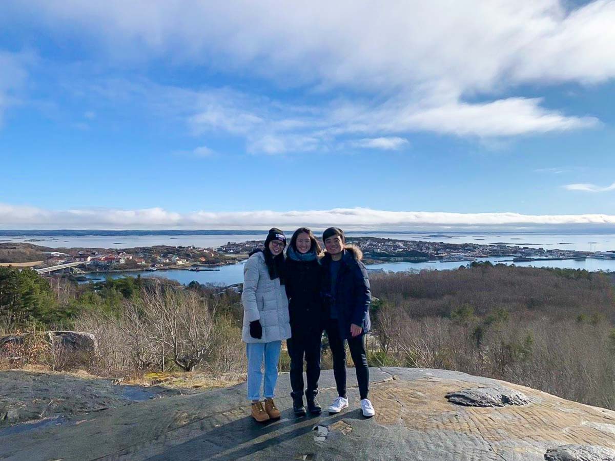 Thaddus and his friends in Gothenburg on exchange - Singaporean Students come home due to COVID-191