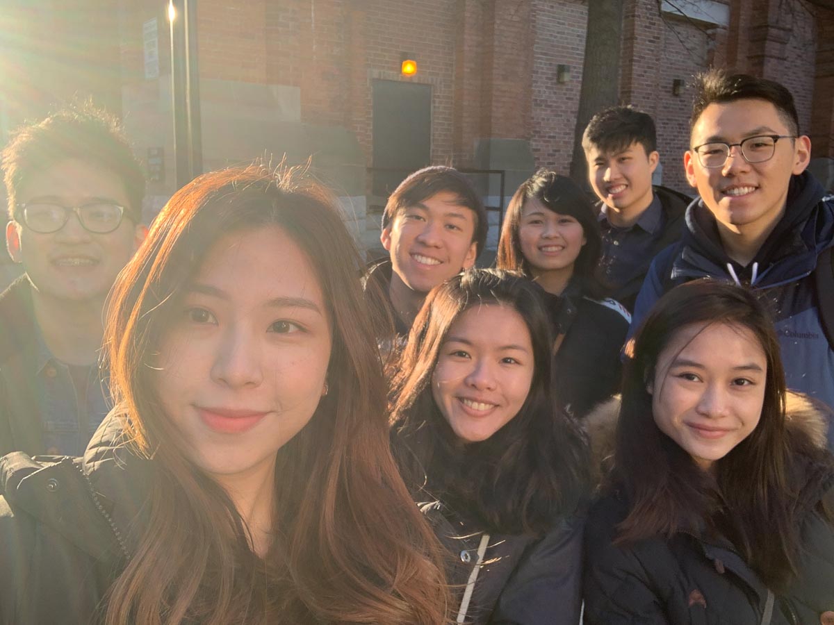 Travis and his friends on exchange in Canada - Singaporean Students come home due to COVID-19