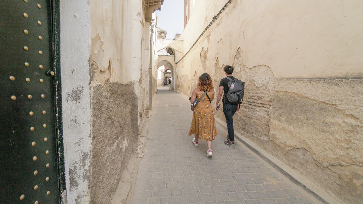 Walking Down the Narrow Alleyway of a Medina - Is Morocco Safe