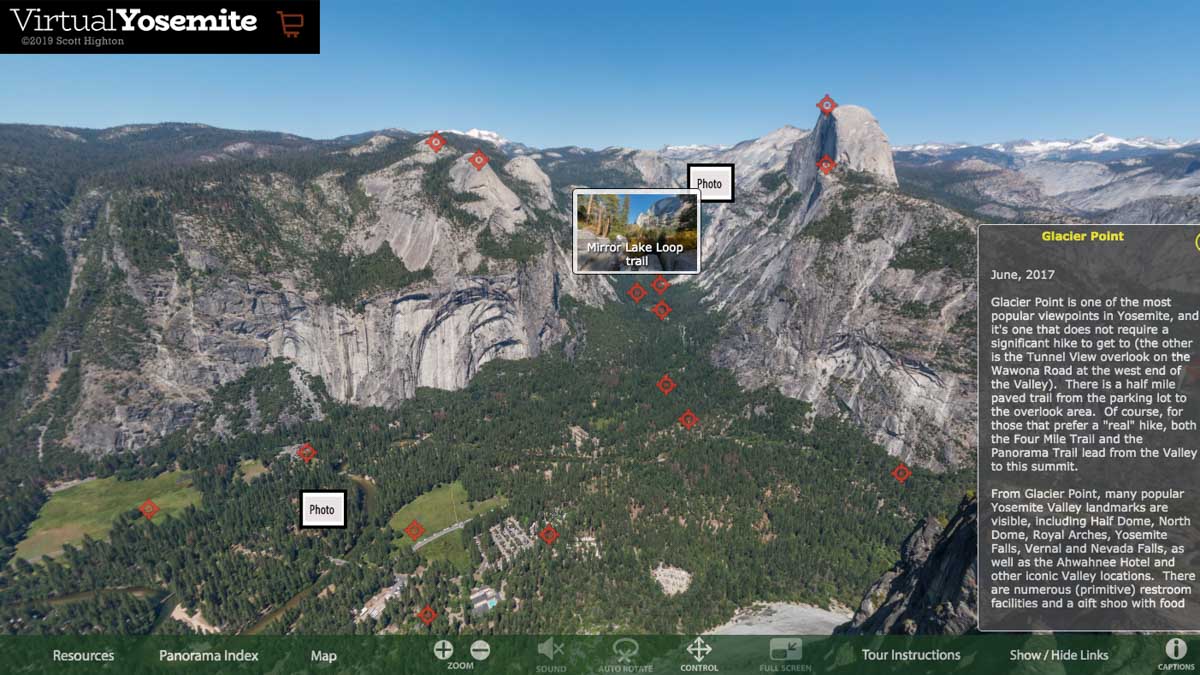 Yosemite National Park California USA - Online Tours