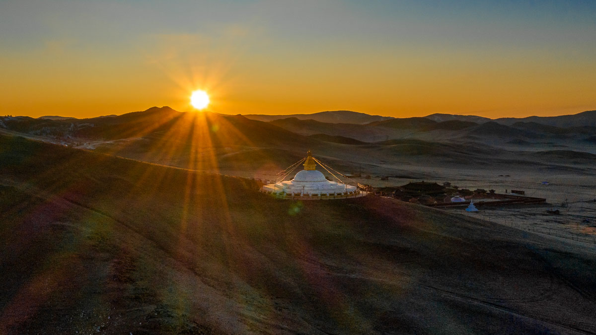 Amarbayasgalant Monastery Stupa - Travelling to Mongolia