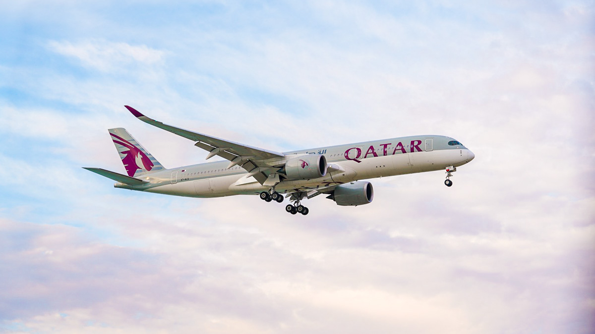Qatar Airways Plane Taking Off - Qatar Thanks Healthcare Workers