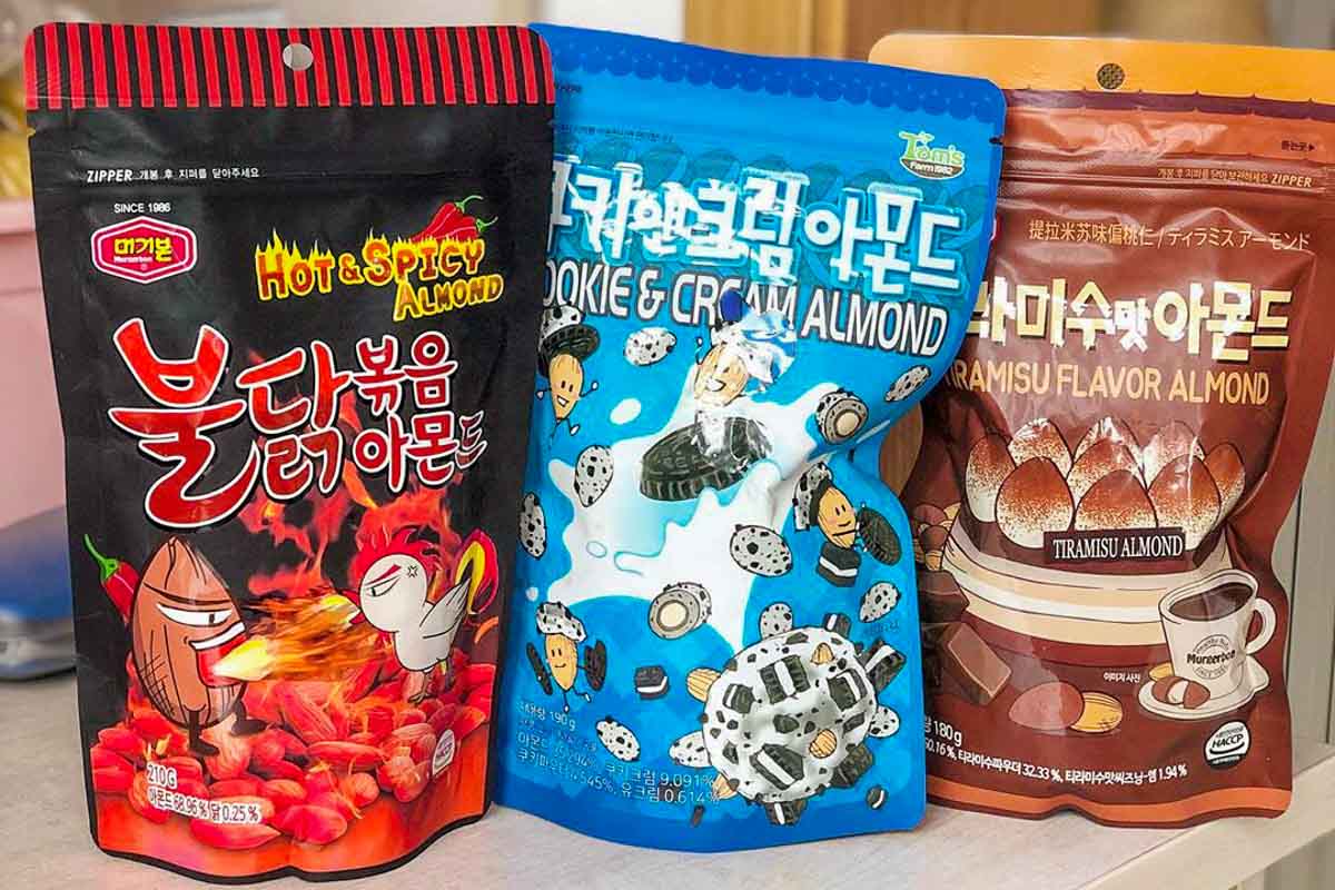South Korea Tom's Farm Almonds - Snacks Around the World