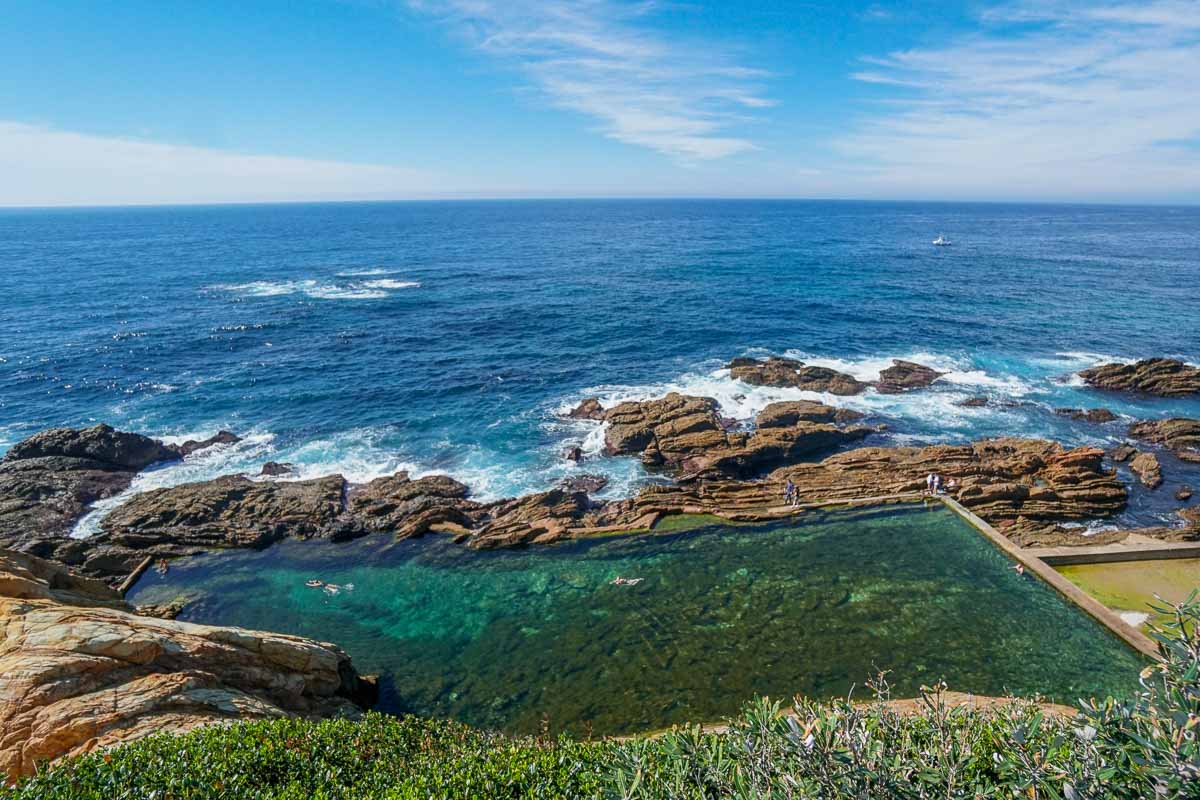 Bermagui Blue Rock Pool Sapphire Coast - Australia Road Trip Itinerary