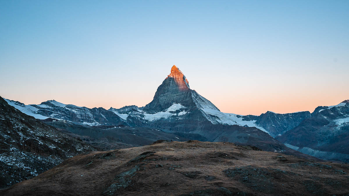 Matterhorn Switzerland Sunrise View - Hikes around the world