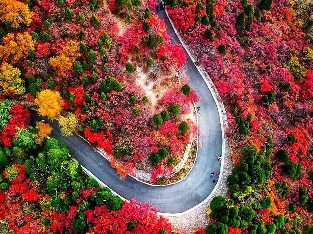 Red Leaves Valley Jinan China - lesser-known destinations