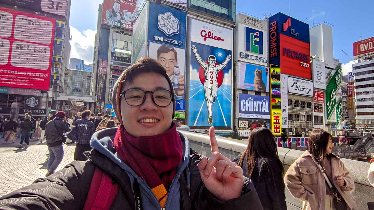 Solo travelling in Osaka Dotonbori