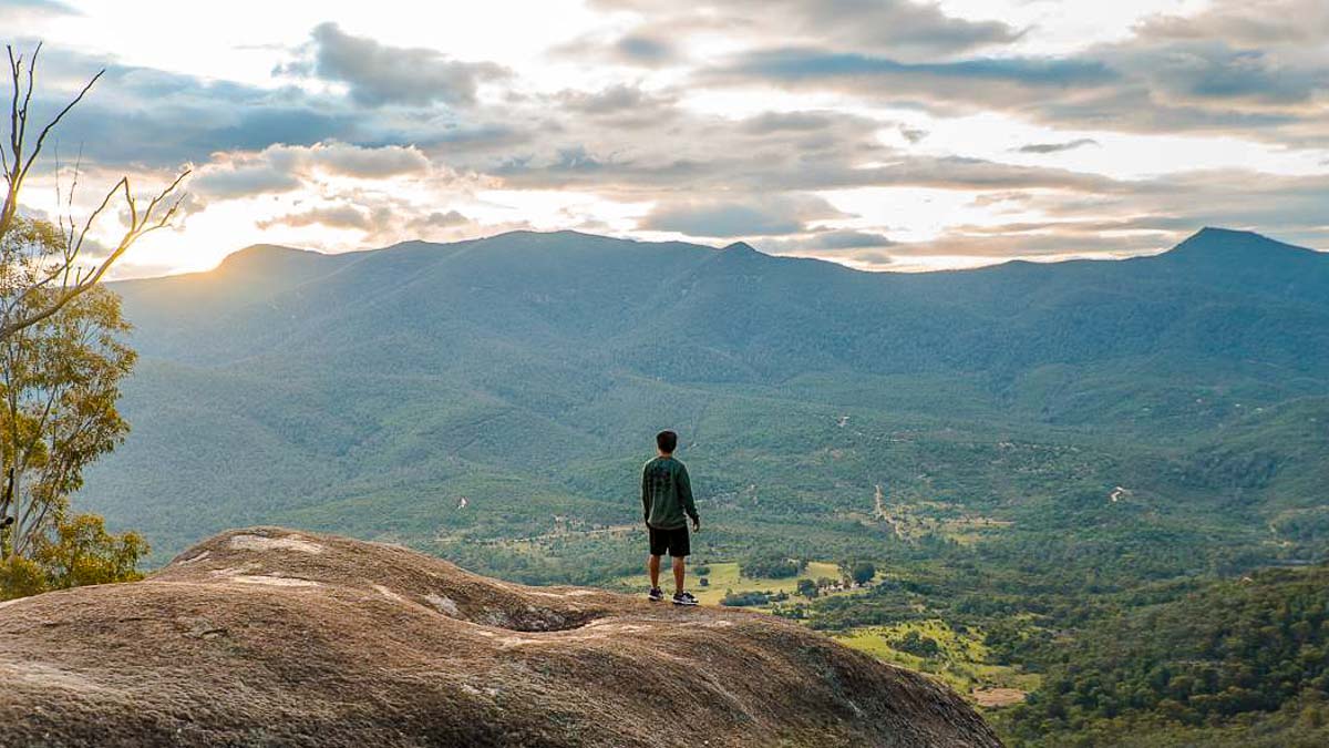 Hiking Up Gibraltar Peak - Australia recommended by locals travellers celebrities