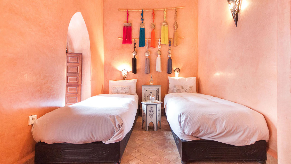 Marrakech Morocco Traditional Moroccon Airbnb Bedroom - Dream Homes
