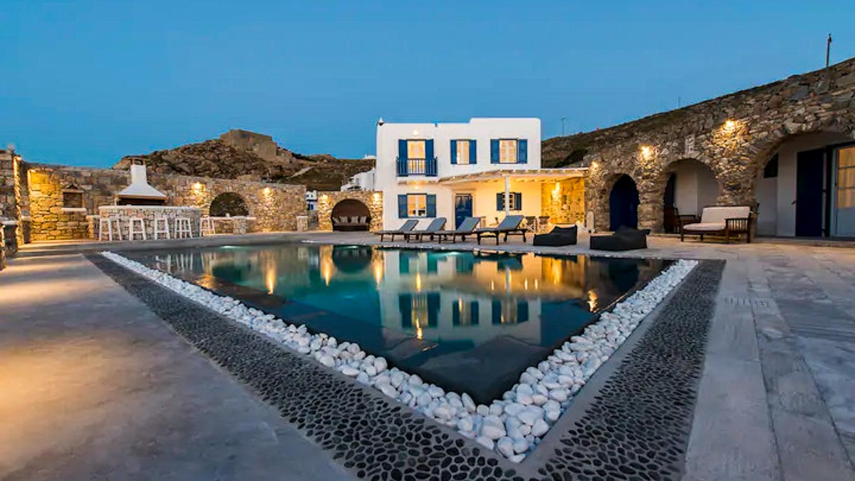 Mykonos Greece Seaside Villa Exterior - Dream Homes