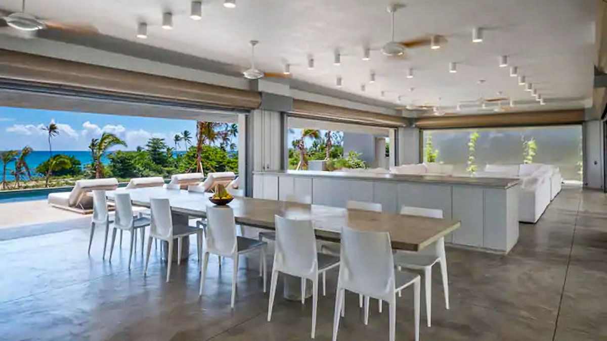 Vieques Puerto Rico Luxury Villa Airbnb Living Room - Dream Homes