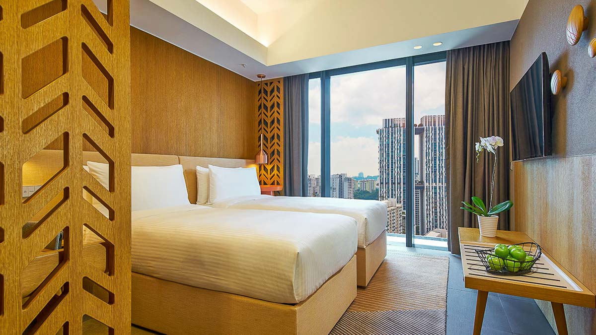 Oasia Hotel Downtown Superior Room - Budget Singapore Staycation Ideas