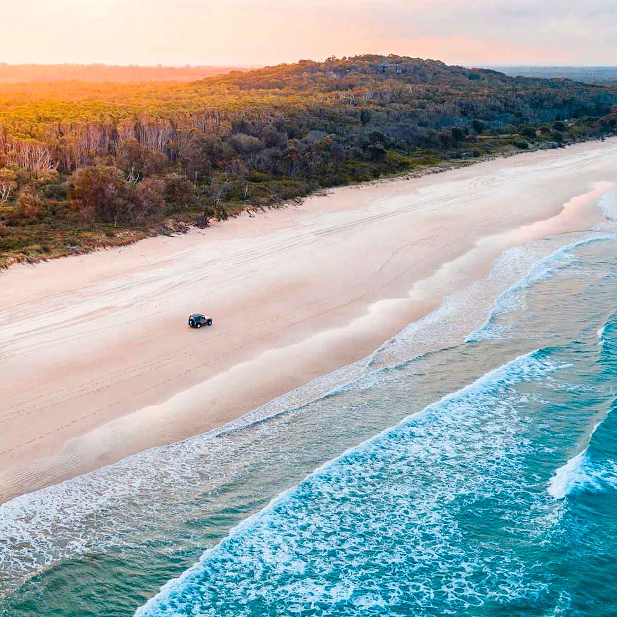 Teewah Beach Great Beach Drive - Australia Road Trip Itinerary