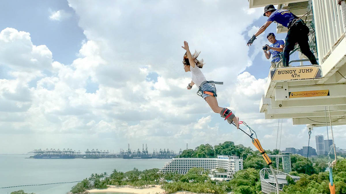 Bungy at AJ Hackett Sentosa