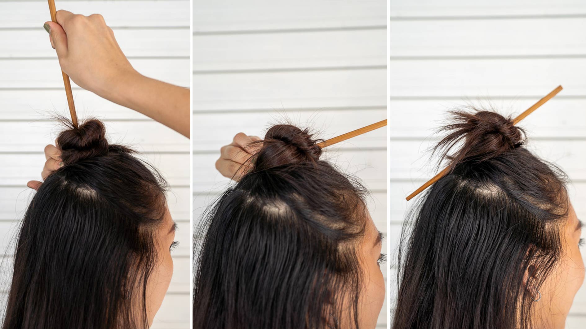 Chopstick bun