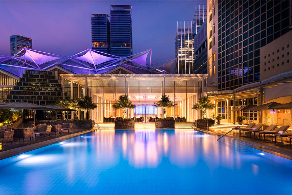 Conrad Singapore Pool - Staycation in Singapore