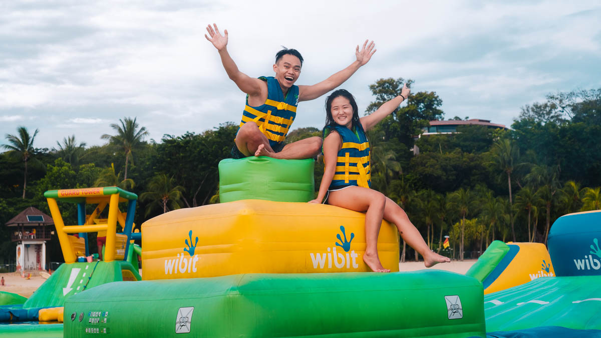 Hydrodash Aqua Park Palawan Beach - Singapore Attractions