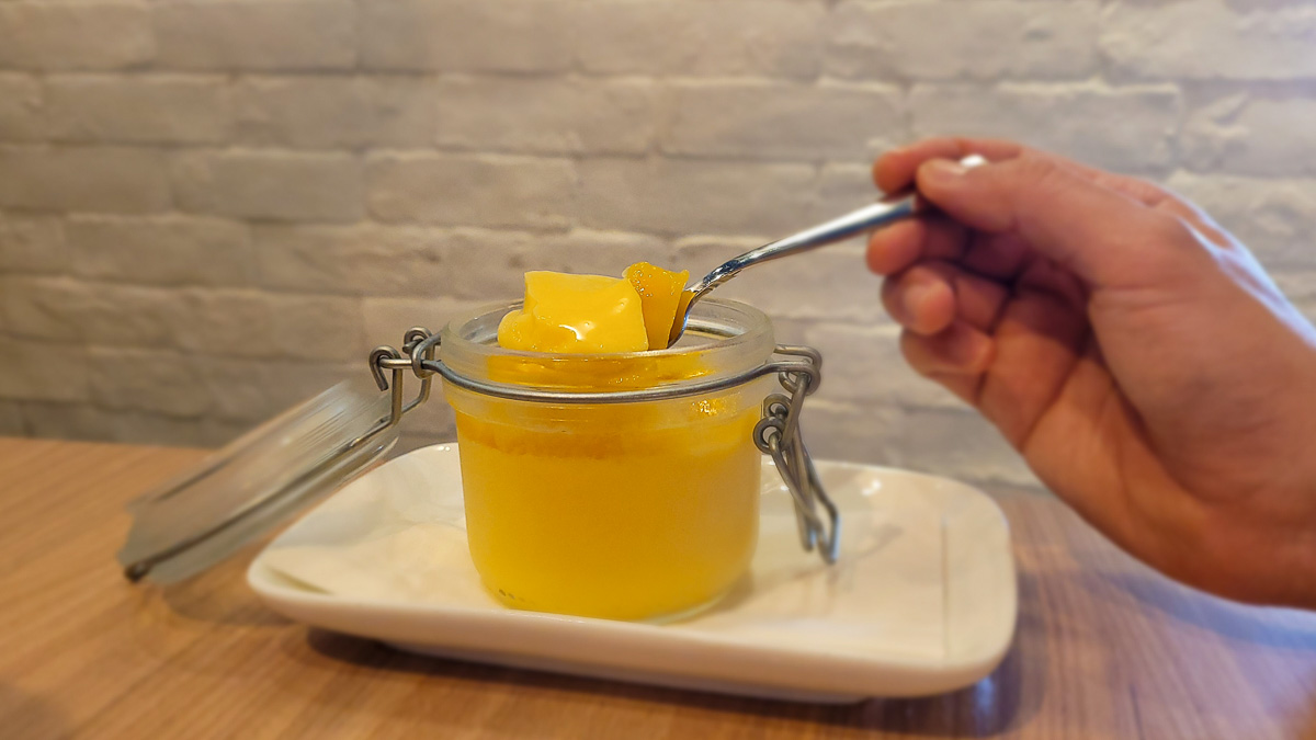Mango Milk Pudding Josh's Grill - Singapore Itinerary 
