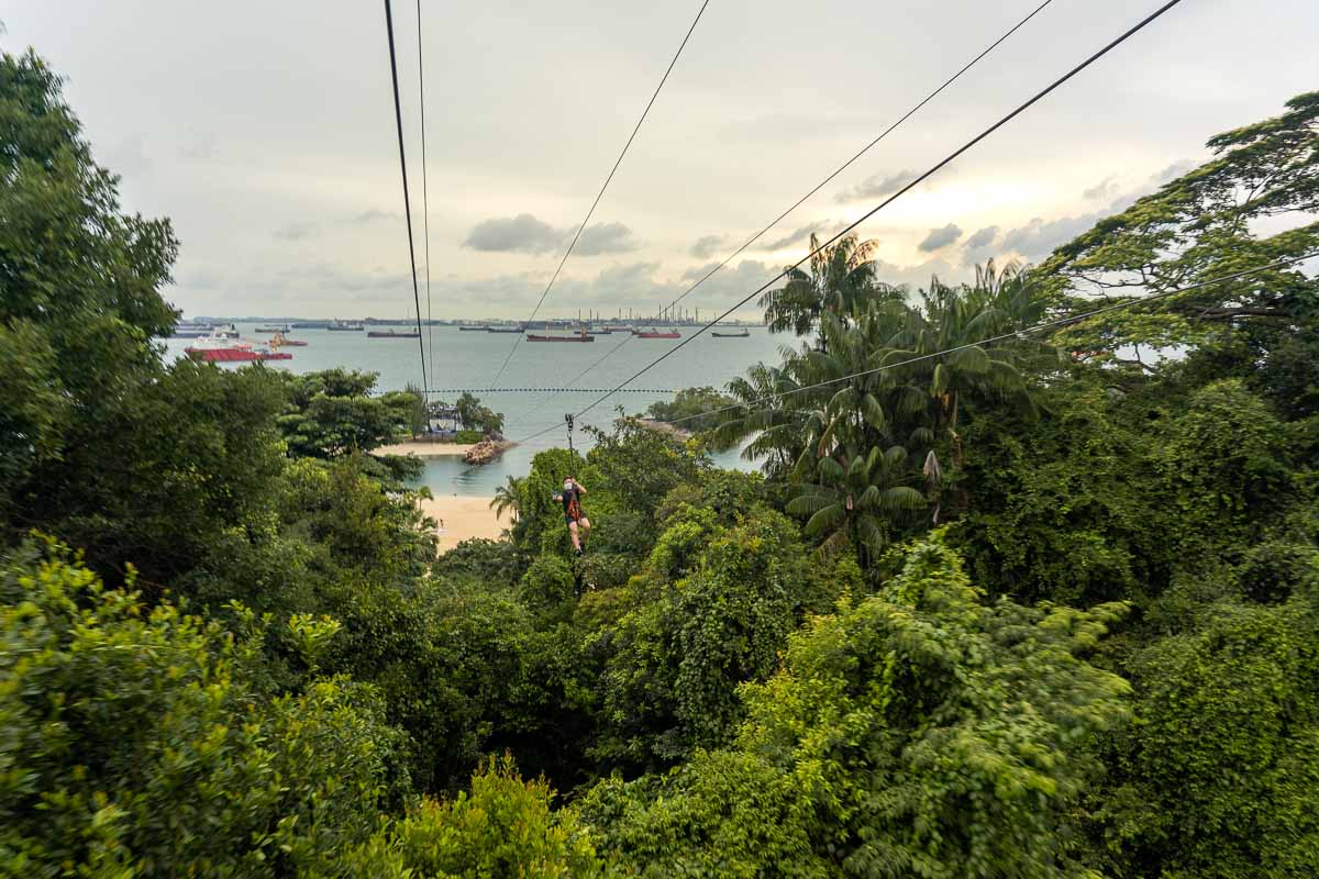 Megazip Imbiah Hill - Things to do in Sentosa