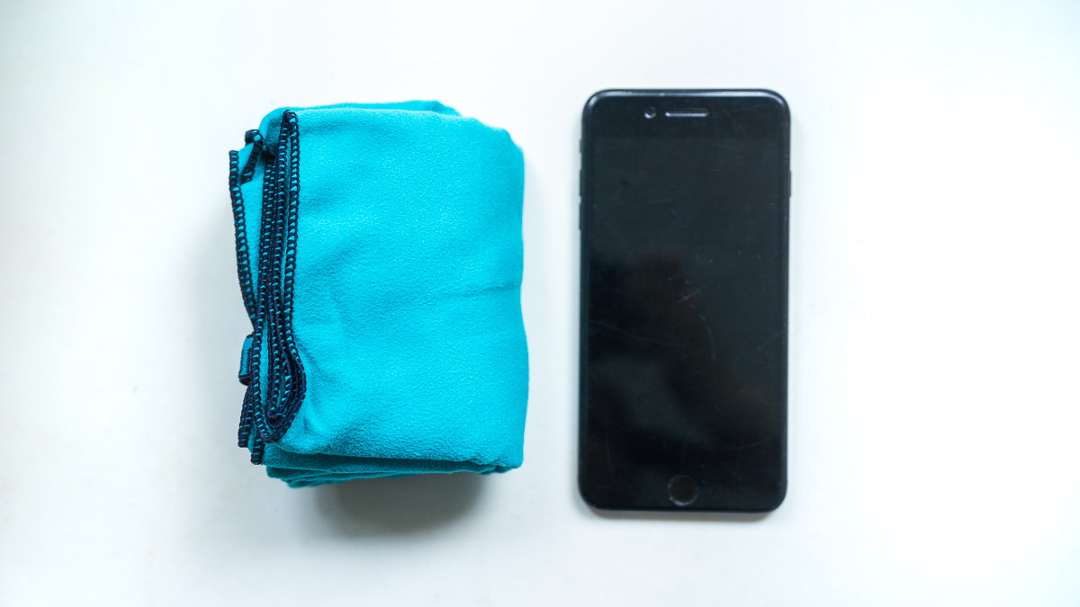 Microfibre Towel compared to iPhone