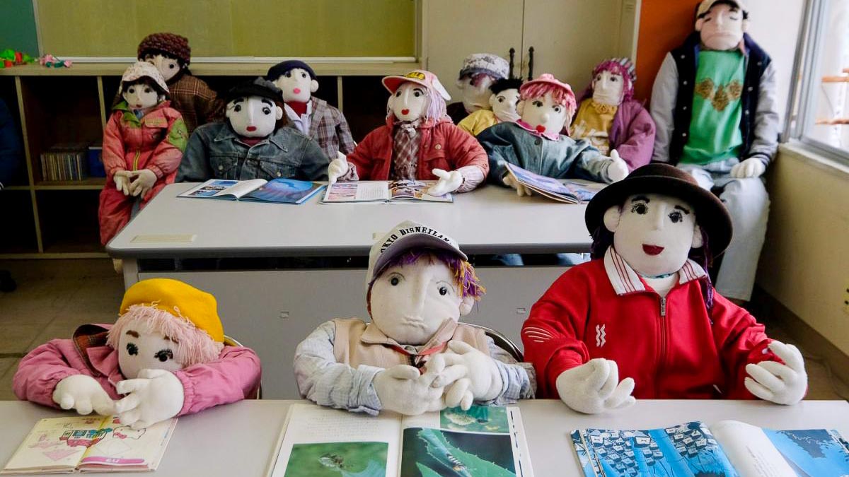 Nagoro Shikoku Japan Doll Village Classroom - Dark Tourism Bucket List