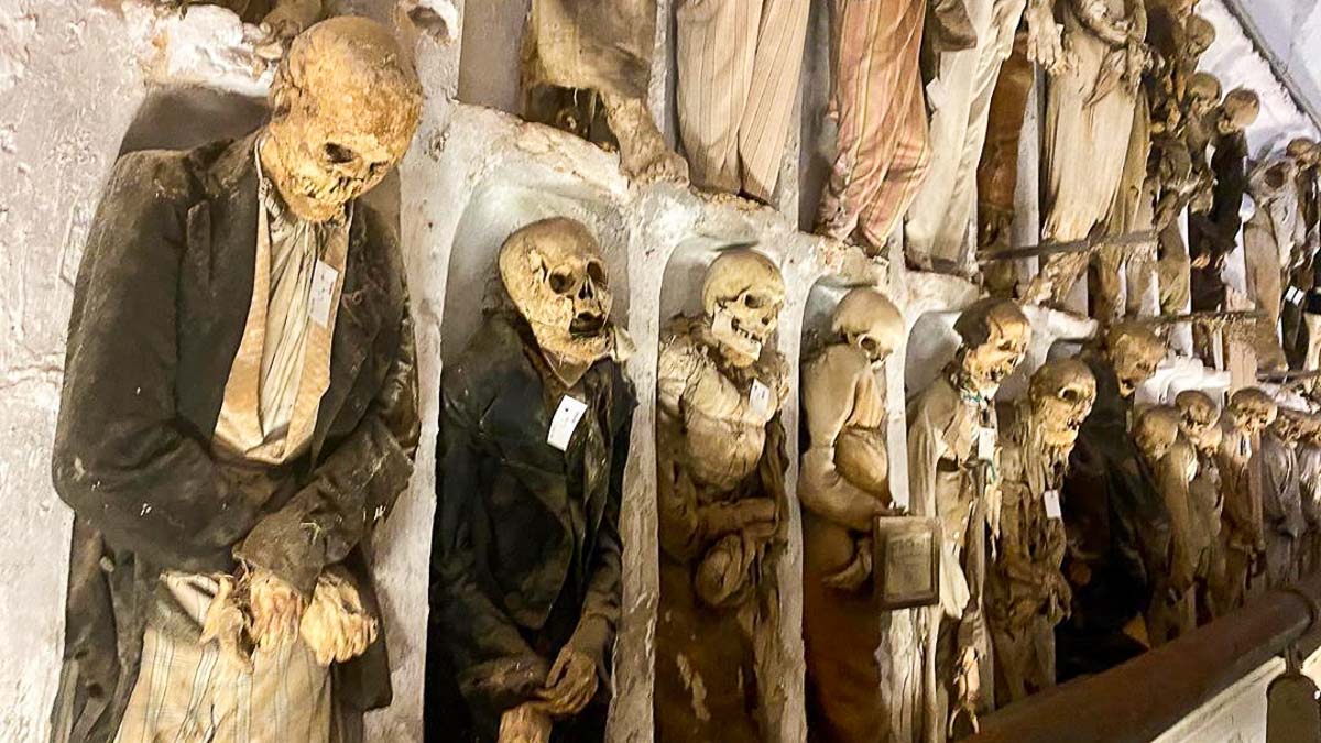Palermo Catacombs Italy - Creepiest Places Around the World