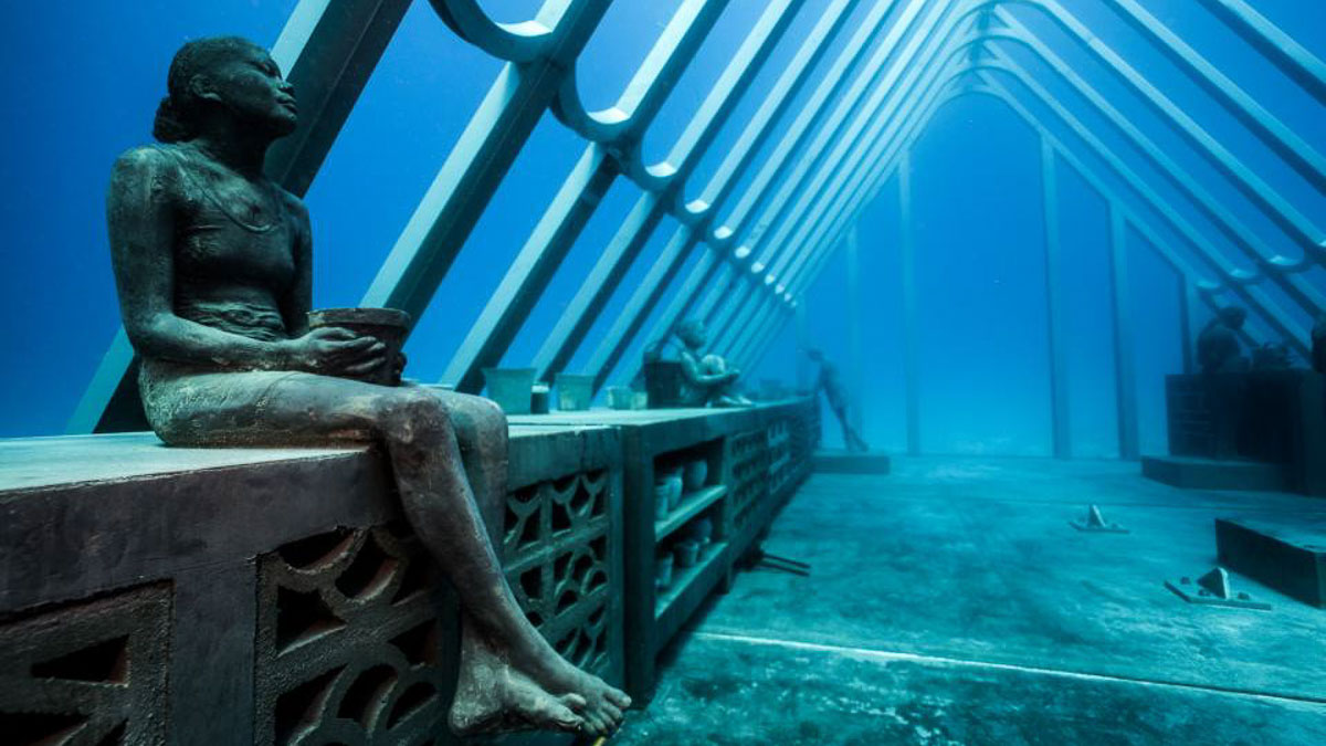 Museum of Underwater Art Coral Greenhouse Townsville Australia - Travel Bucket List