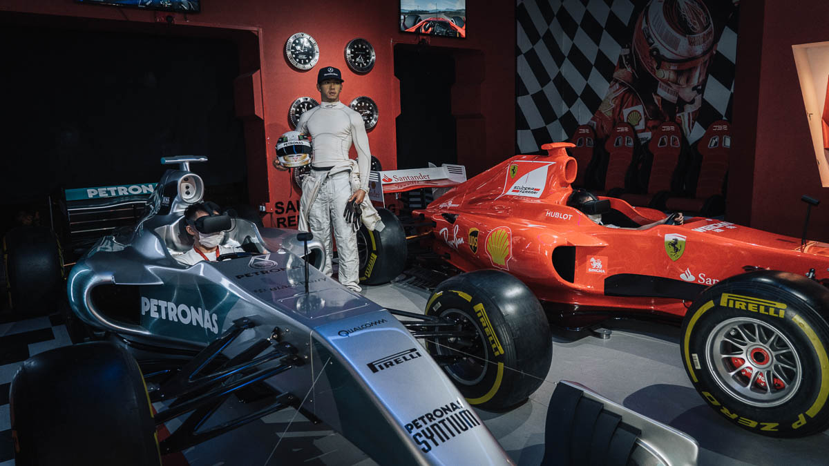 VR Racing at Madame Tussauds Singapore