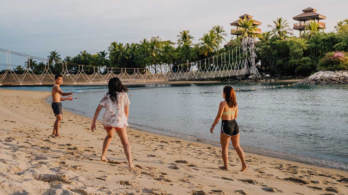 Volleyball on Palawan Beach