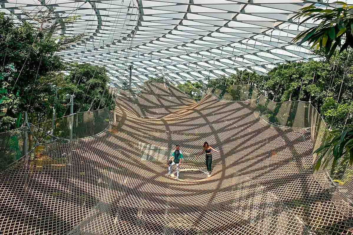 Jewel Changi Airport Manulife Sky Nets - Singapore Attractions