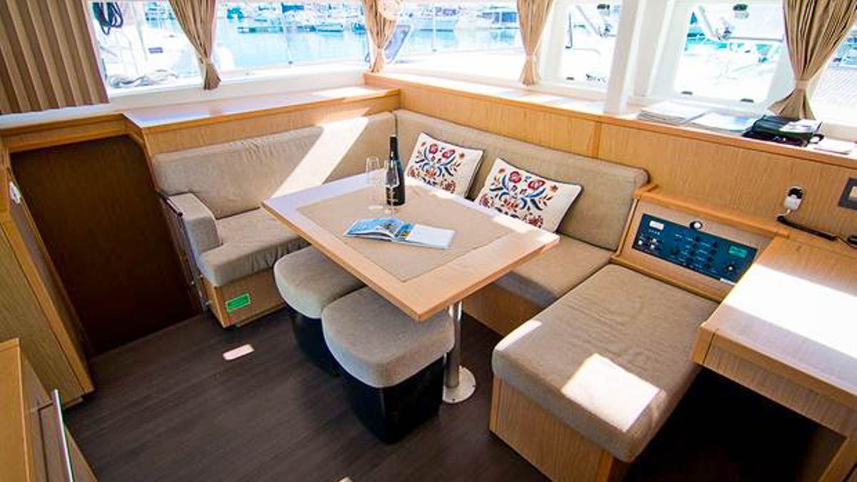 White Sails Sunrise Yacht Interior - Things to do in Singapore