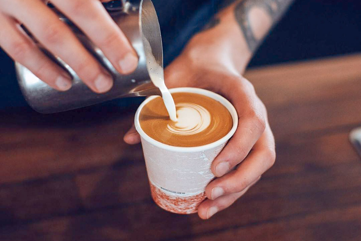 Barista Brewing Coffee from Wide Open Road Cafe Melbourne - Travelling in Victoria