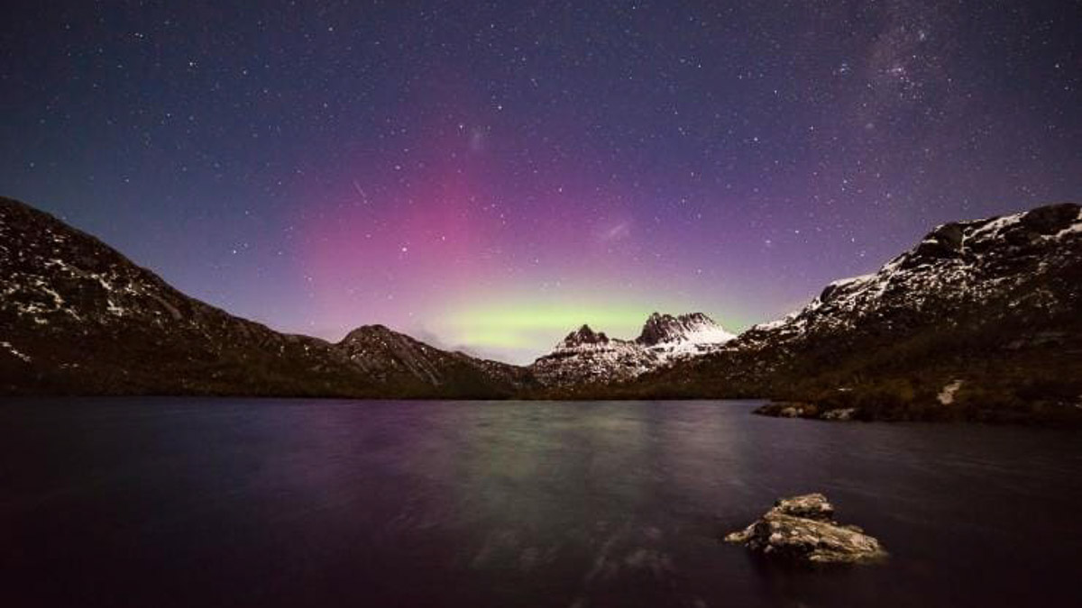 Cradle Mountain Lake St Clair National Park Southern Lights Things to do in Tasmania Road Trip Bucket List