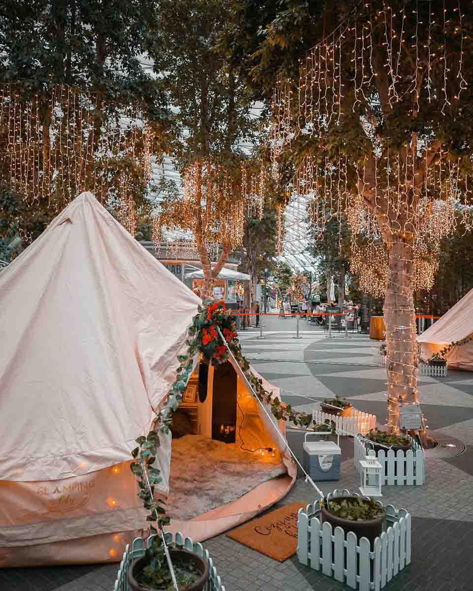 Glamping in the Clouds - Festive Things to do in Singapore