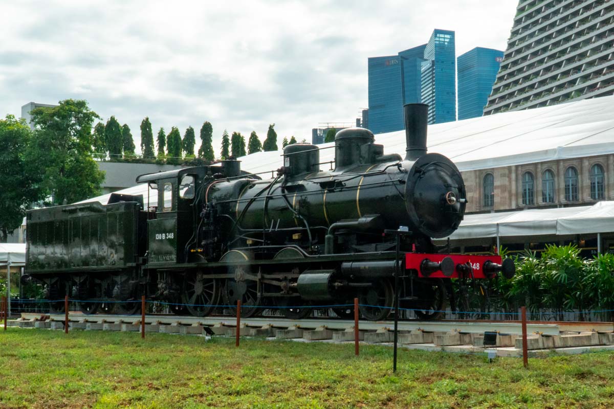 158 Year Old Locomotive from France - Orient Express Singapore