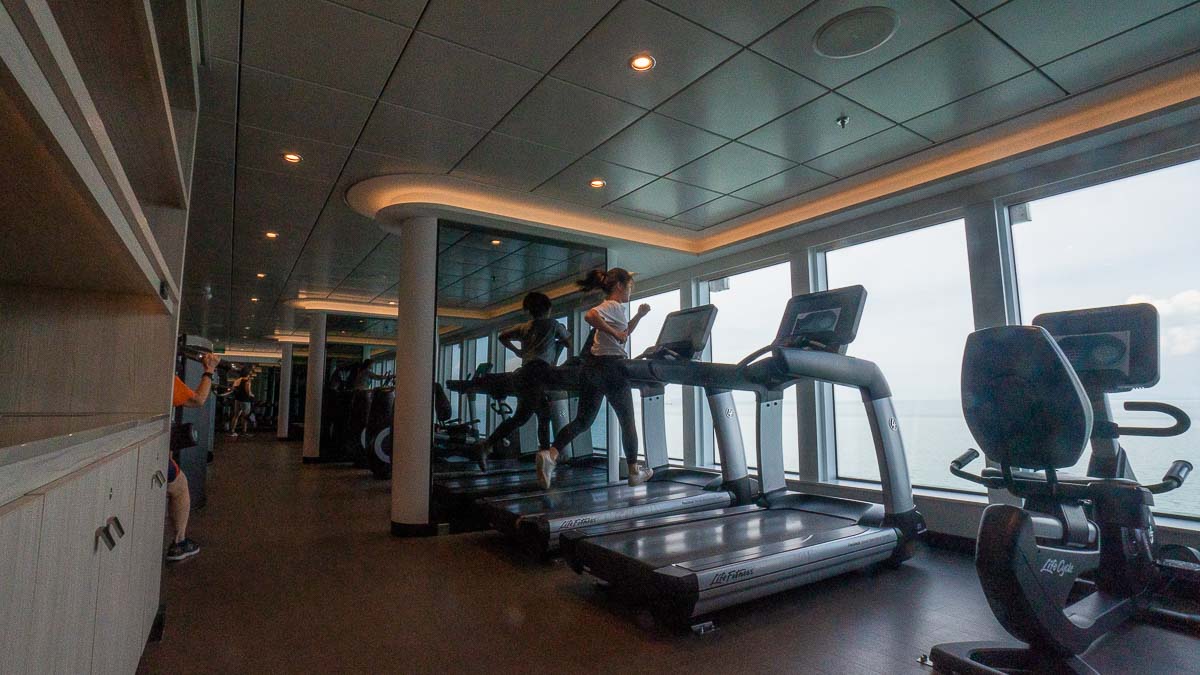 genting dream cruise gym