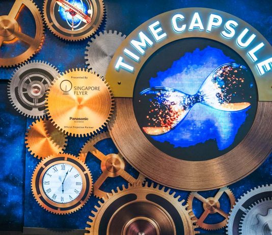 New Time Capsule at the Singapore Flyer is a Trippy Walk Through Singapore’s History Featured - Singapore Flyer Time Capsule Launch