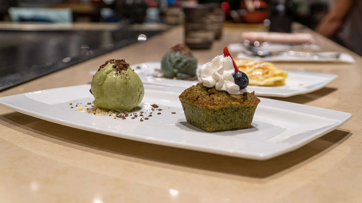 Umi Uma Teppanyaki Dessert - Things to eat on the Genting World Dream