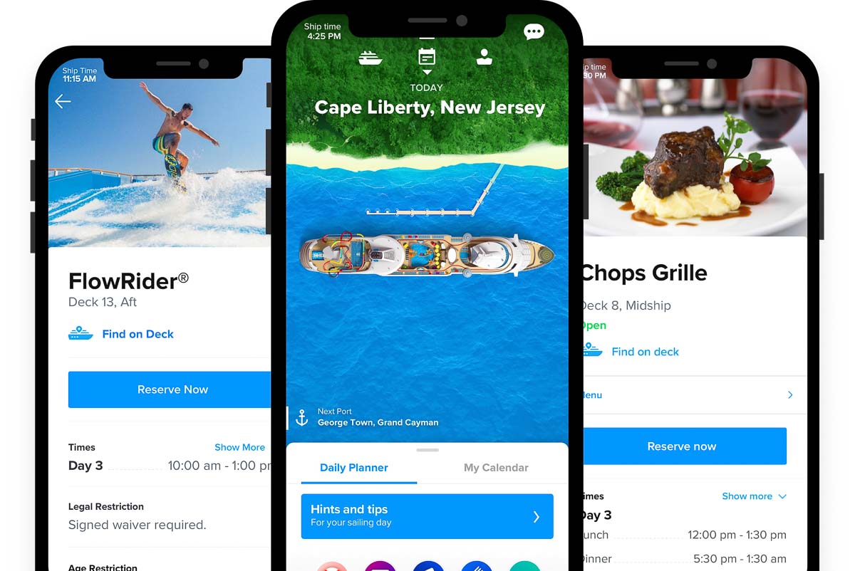Royal Caribbean App - Cruise to Nowhere