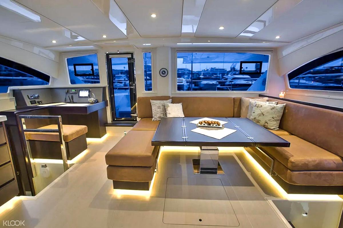 Inside the Valencia Yacht - Between Singapore's Islands