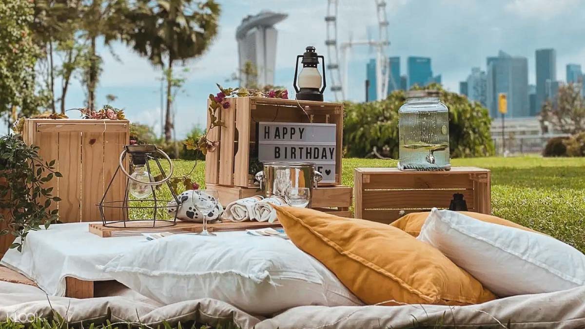 Instagrammable Picnic Rental at Marina Barrage Marina Bay Sands - Things to Do in Singapore