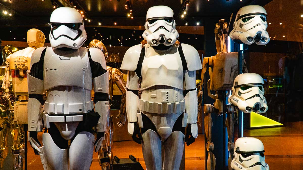 Stormtrooper Models - Star Wars Identities Art Science Museum