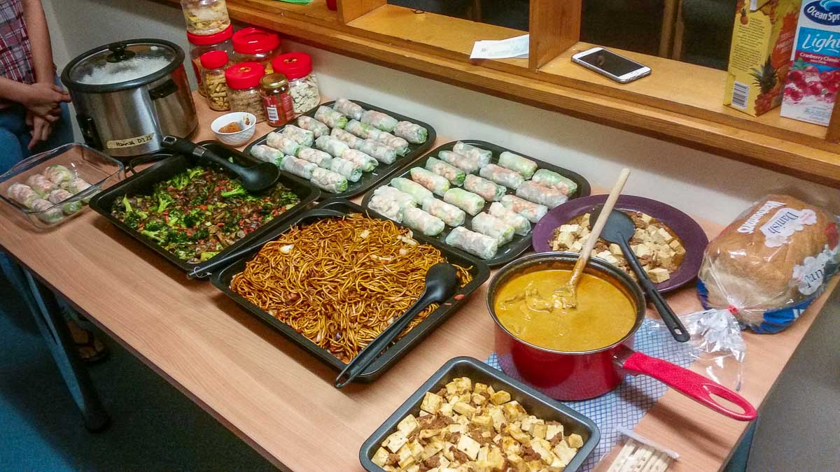 Home-cooked New Chinese Year Feast - Student Exchange
