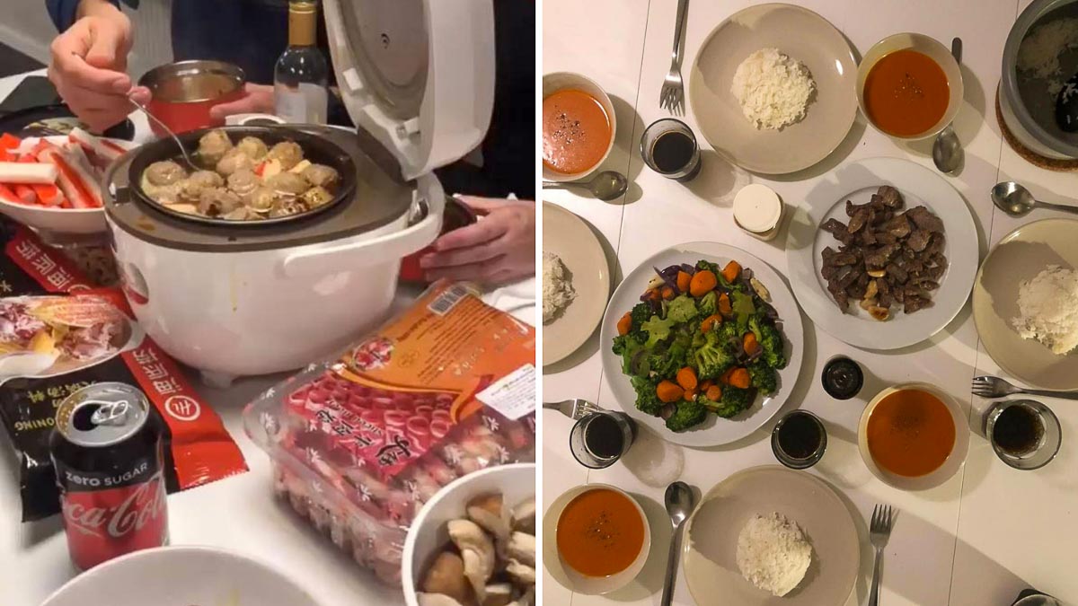 Student Exchange Cooking in Europe with a rice cooker - Study Abroad