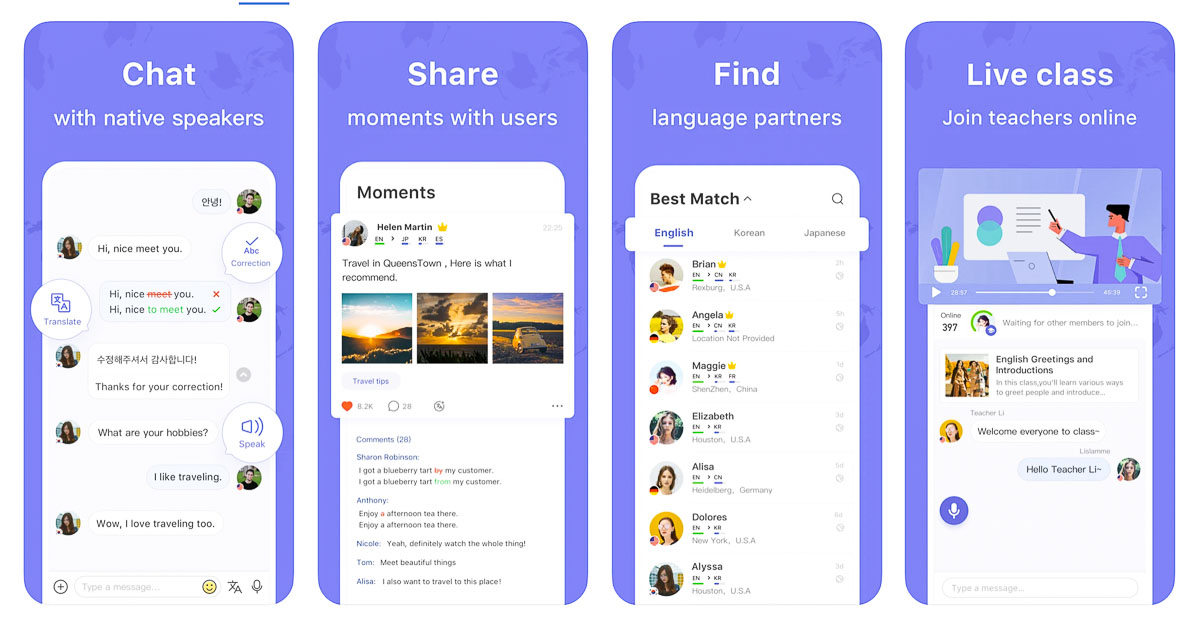 Hellotalk - Social App to practice foreign languages with native speakers