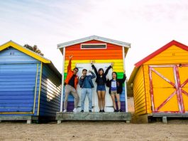 Brighton Beach Colourful Bathing Boxes - Apps To Make Friends