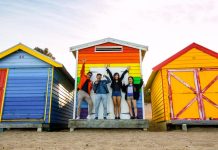 Brighton Beach Colourful Bathing Boxes - Apps To Make Friends