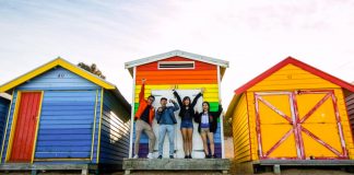Brighton Beach Colourful Bathing Boxes - Apps To Make Friends