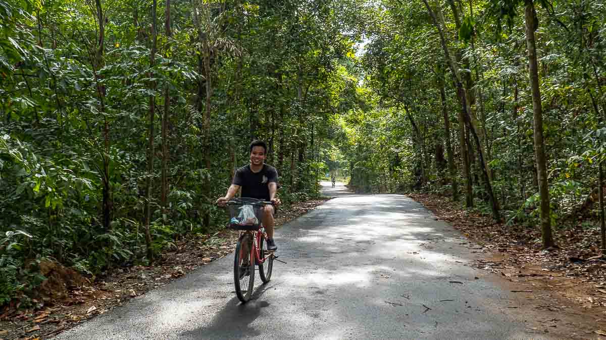 Cycling at Pulau Ubin - Pulau Ubin