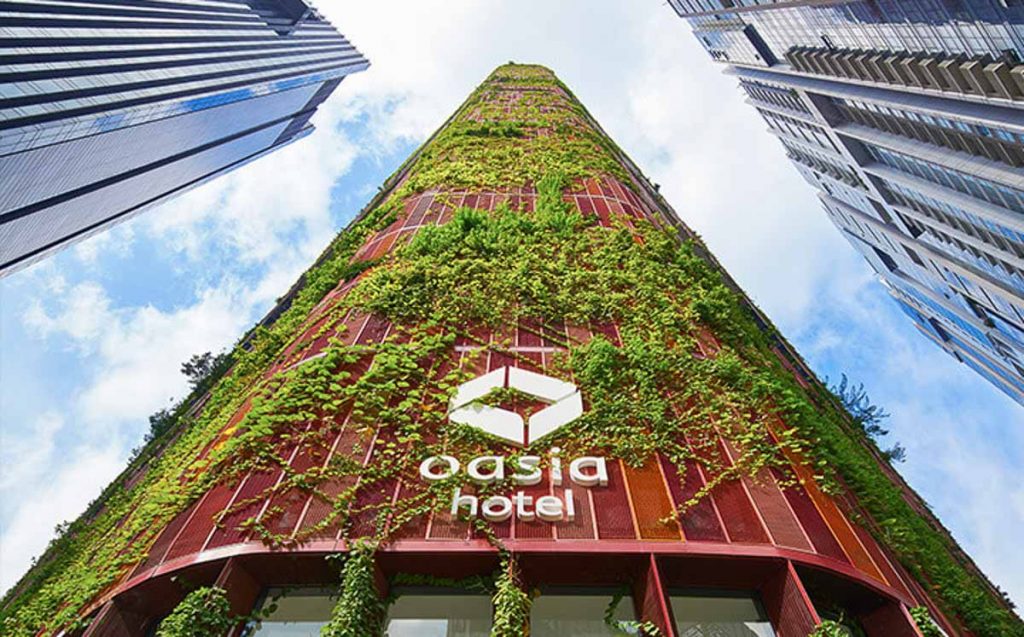 Oasia Hotel Downtown Exterior - Singapore Attraction Deals in June 2021